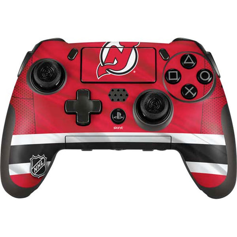 NHL New Jersey Devils Home Jersey PlayStation Scuf Vantage 2 Controller Skin