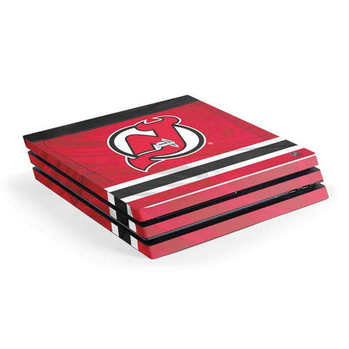 NHL New Jersey Devils Home Jersey PS4 Pro Console Skin