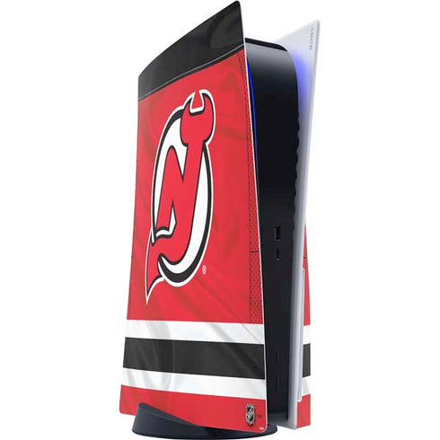 NHL New Jersey Devils Home Jersey PS5 Console Skin