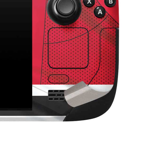 NHL New Jersey Devils Home Jersey Steam Deck Handheld Gaming Computer Skin