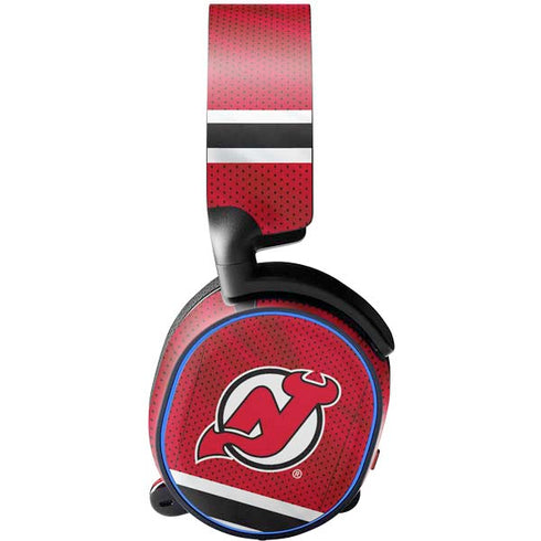NHL New Jersey Devils Home Jersey SteelSeries Arctis 5 Skin
