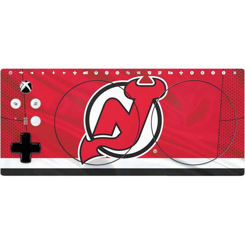 NHL New Jersey Devils Home Jersey Xbox Adaptive Controller Skin