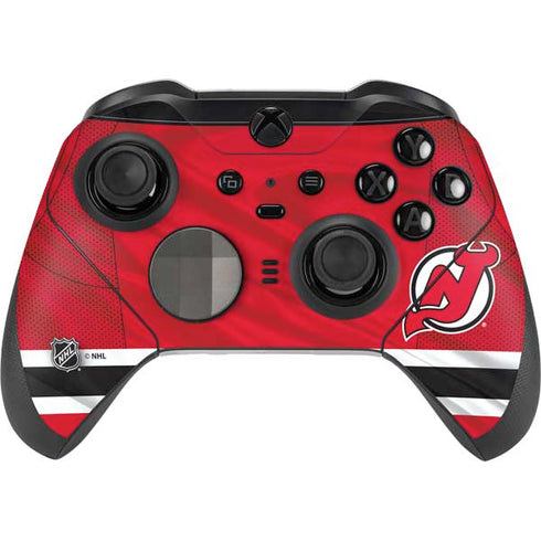 NHL New Jersey Devils Home Jersey Xbox Elite Wireless Controller Series 2 Skin