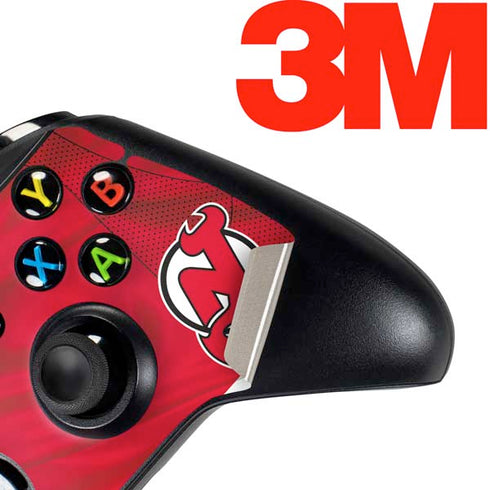 NHL New Jersey Devils Home Jersey Xbox One Controller Skin