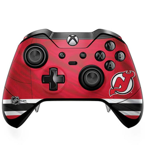 NHL New Jersey Devils Home Jersey Xbox One Elite Controller Skin