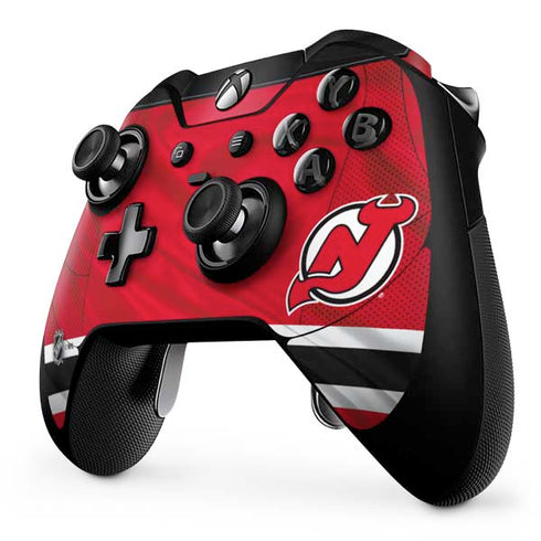 NHL New Jersey Devils Home Jersey Xbox One Elite Controller Skin