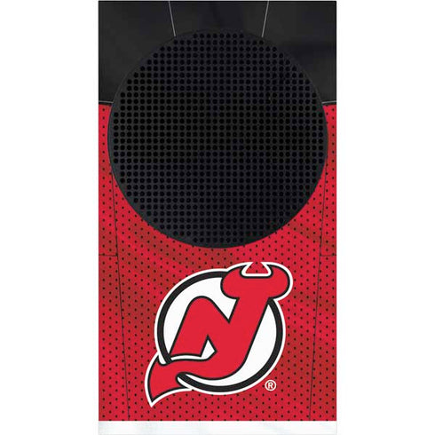 NHL New Jersey Devils Home Jersey Xbox Series S Console Skin