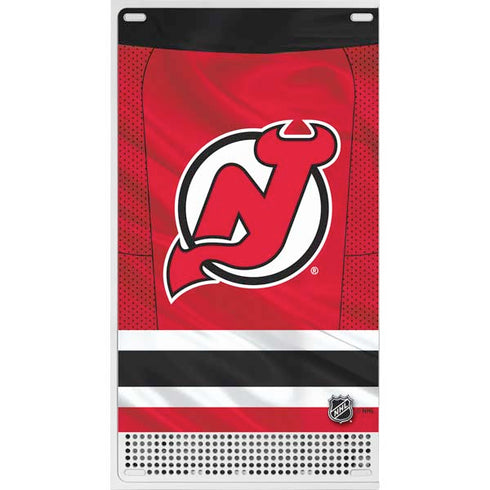 NHL New Jersey Devils Home Jersey Xbox Series S Console Skin
