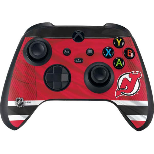NHL New Jersey Devils Home Jersey Xbox Series X Controller Skin