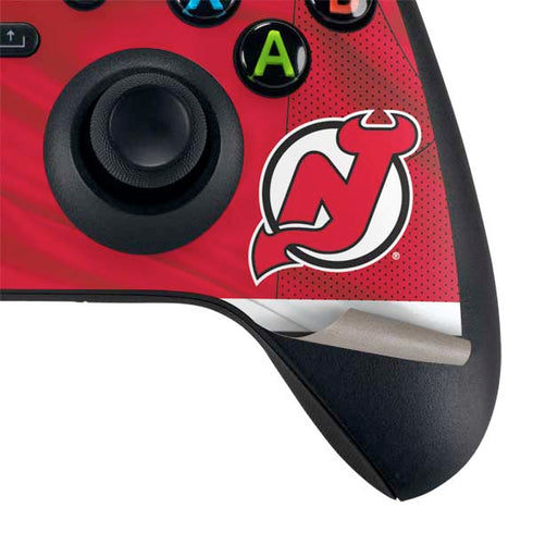 NHL New Jersey Devils Home Jersey Xbox Series X Controller Skin