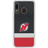 NHL New Jersey Devils Jersey Galaxy A20 Clear Case