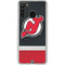 NHL New Jersey Devils Jersey Galaxy A21 Clear Case
