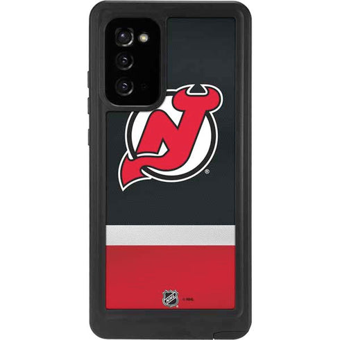 NHL New Jersey Devils Jersey Galaxy Note20 5G Waterproof Case