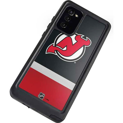 NHL New Jersey Devils Jersey Galaxy Note20 5G Waterproof Case