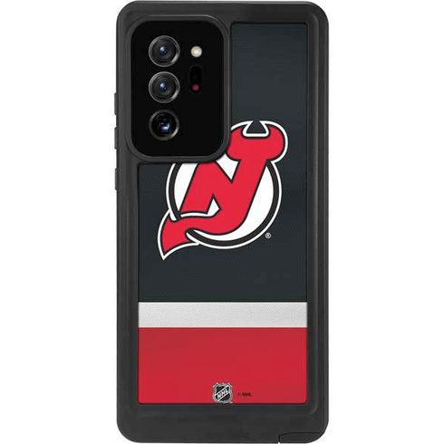 NHL New Jersey Devils Jersey Galaxy Note20 Ultra 5G Waterproof Case