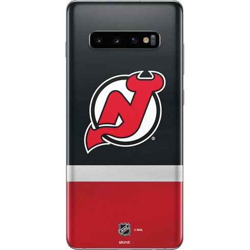 NHL New Jersey Devils Jersey Galaxy S10 Plus Skin