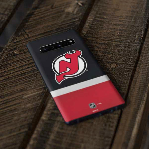 NHL New Jersey Devils Jersey Galaxy S10 Plus Skin