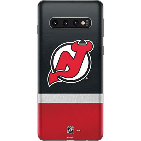 NHL New Jersey Devils Jersey Galaxy S10 Skin