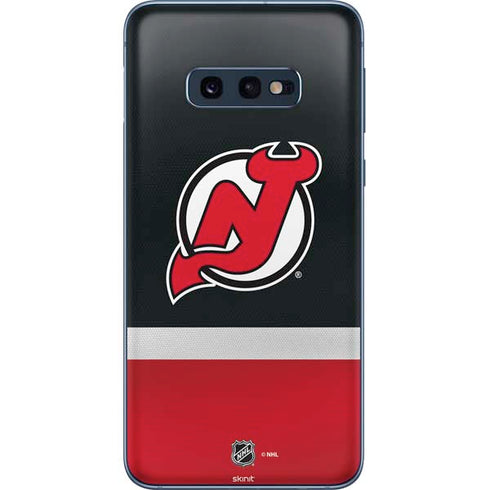 NHL New Jersey Devils Jersey Galaxy S10e Skin