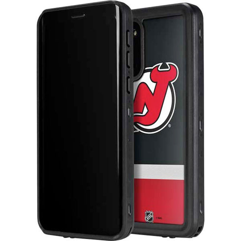 NHL New Jersey Devils Jersey Galaxy S20 Plus Waterproof Case