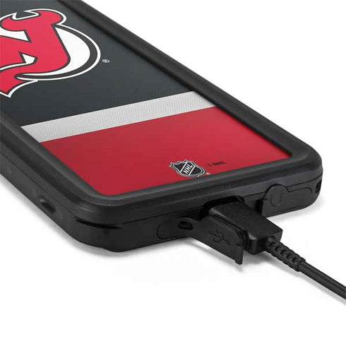 NHL New Jersey Devils Jersey Galaxy S20 Plus Waterproof Case