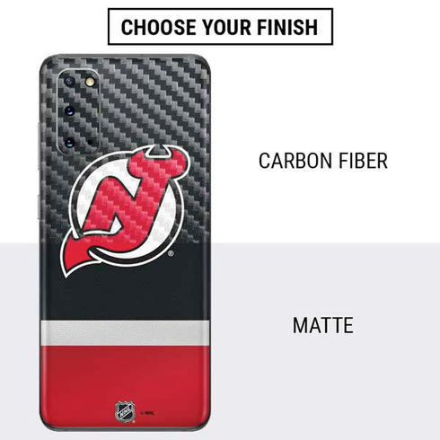 NHL New Jersey Devils Jersey Galaxy S20 Skin