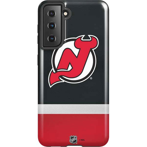 NHL New Jersey Devils Jersey Galaxy S21 5G Pro Case