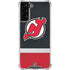 NHL New Jersey Devils Jersey Galaxy S21 FE Clear Case