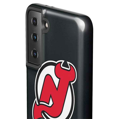 NHL New Jersey Devils Jersey Galaxy S21 FE Pro Case