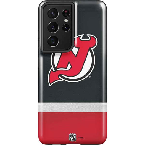 NHL New Jersey Devils Jersey Galaxy S21 Ultra 5G Pro Case