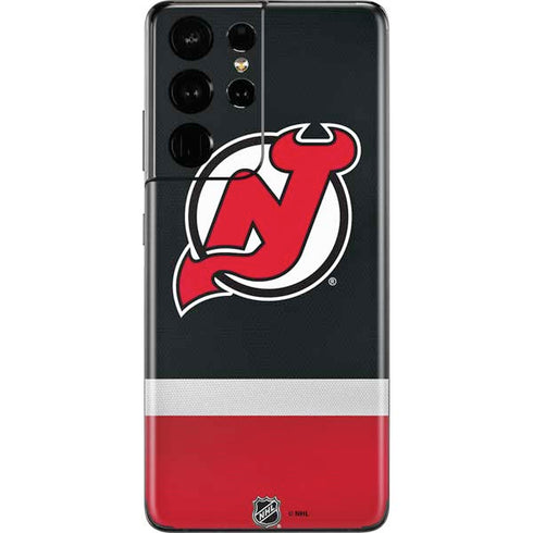 NHL New Jersey Devils Jersey Galaxy S21 Ultra 5G Skin