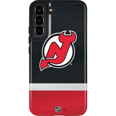 NHL New Jersey Devils Jersey Galaxy S22 Plus Pro Case