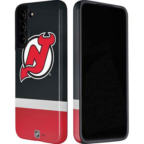 NHL New Jersey Devils Jersey Galaxy S22 Plus Pro Case