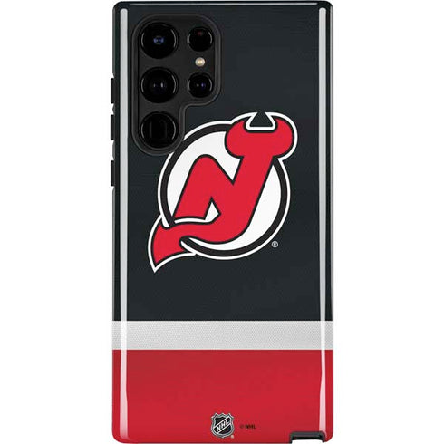 NHL New Jersey Devils Jersey Galaxy S22 Ultra Pro Case