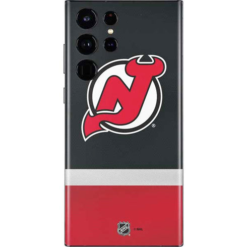 NHL New Jersey Devils Jersey Galaxy S22 Ultra Skin