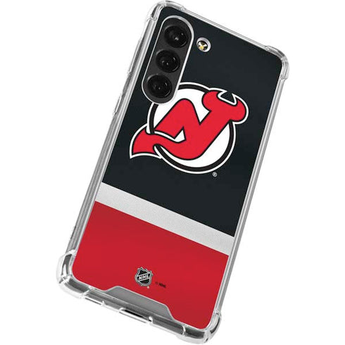 NHL New Jersey Devils Jersey Galaxy S23 Clear Case