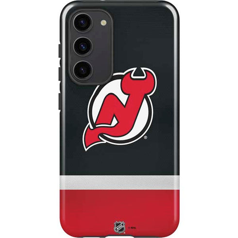 NHL New Jersey Devils Jersey Galaxy S23 Plus Pro Case