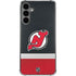 NHL New Jersey Devils Jersey Galaxy S24 Plus Clear Case