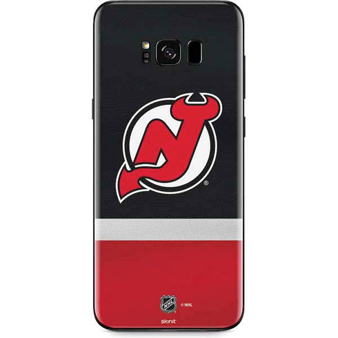 NHL New Jersey Devils Jersey Galaxy S8 Plus Skin