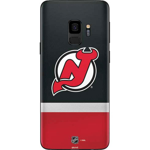 NHL New Jersey Devils Jersey Galaxy S9 Skin