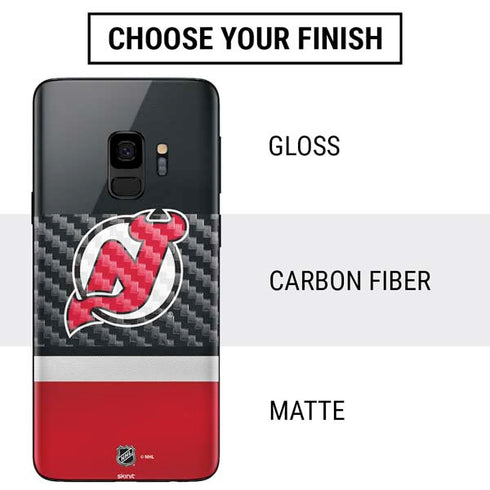 NHL New Jersey Devils Jersey Galaxy S9 Skin