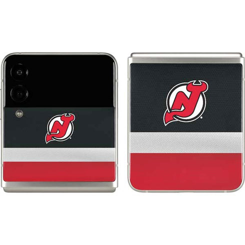 NHL New Jersey Devils Jersey Galaxy Z Flip3 5G Skin