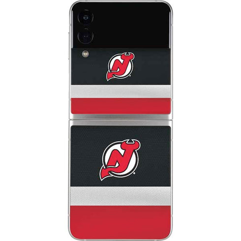 NHL New Jersey Devils Jersey Galaxy Z Flip4 5G Skin