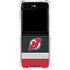NHL New Jersey Devils Jersey Galaxy Z Flip5 5G Clear Case