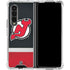 NHL New Jersey Devils Jersey Galaxy Z Fold4 5G Clear Case