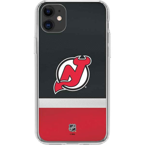 NHL New Jersey Devils Jersey iPhone 11 Clear Case