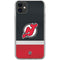 NHL New Jersey Devils Jersey iPhone 11 Clear Case
