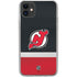 NHL New Jersey Devils Jersey iPhone 11 Clear Case