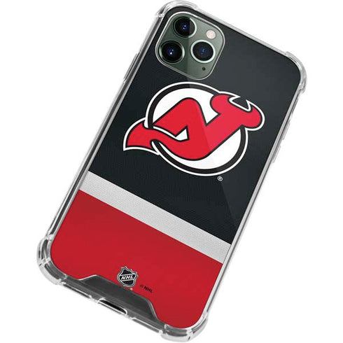 NHL New Jersey Devils Jersey iPhone 11 Pro Max Clear Case