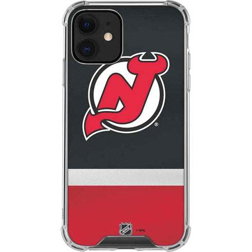 NHL New Jersey Devils Jersey iPhone 12 Clear Case